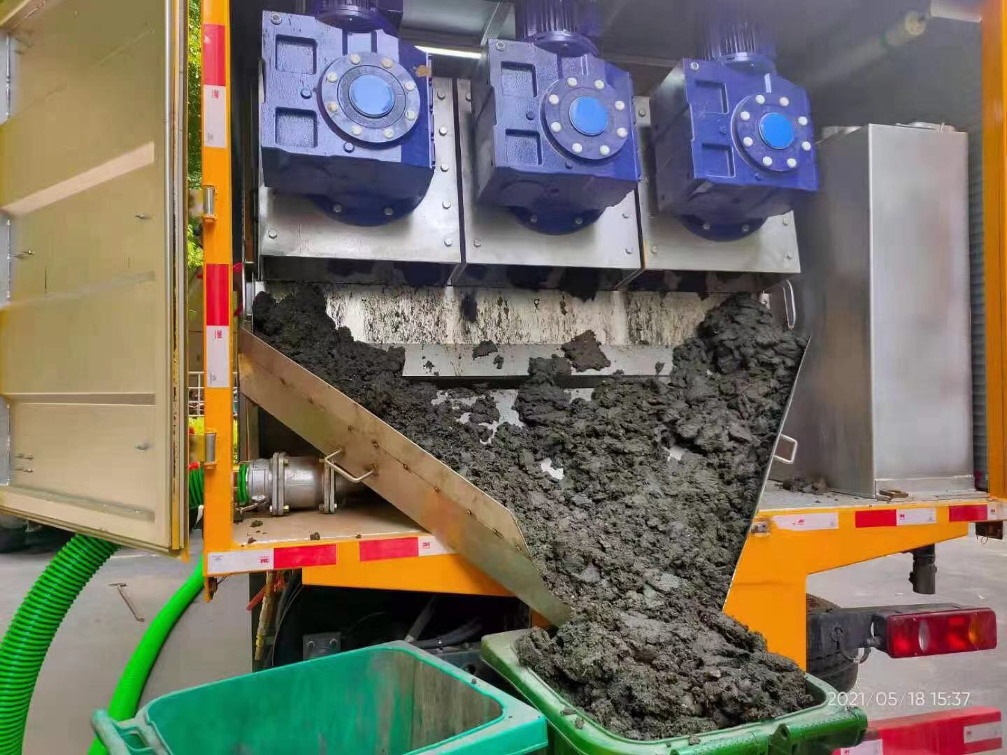 盐田化粪池清掏城市维护站-泥浆净化干湿分离处理